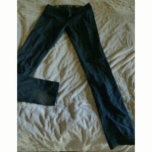 Desigual Dark Navy Gray paisley details Stretch Slim Jegging Fit Pants Jeans 30